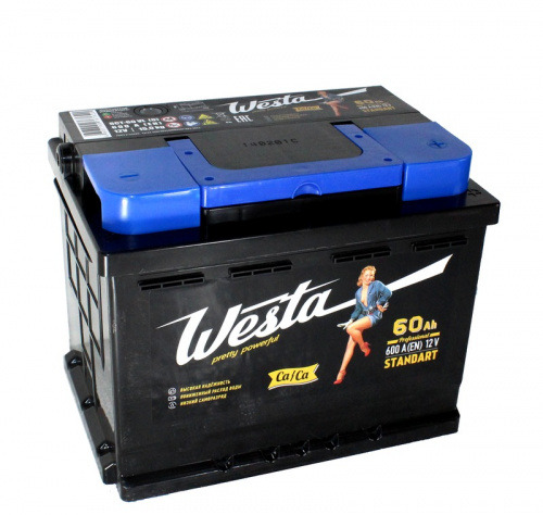 WESTA BLACK 6СТ-60 Ач о.п.