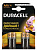 Батарейки DURACELL LR03 MN2400 1.5V SIZEAAA Комплект 4шт