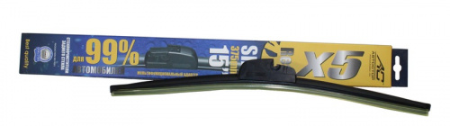 Дворник бескаркасный X5 REAR WIPER BLADE 15 375мм на заднее стекло подходит на 99% автомобилей