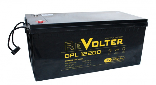 Revolter GPL 12200 12V200 Aч о.п.  д522ш238в223