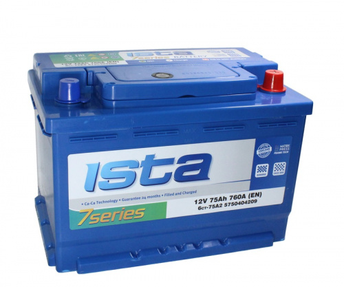 ISTA 7 Series 6СТ- 75 Ач о.п.  [д278ш175в190760А] [L3]