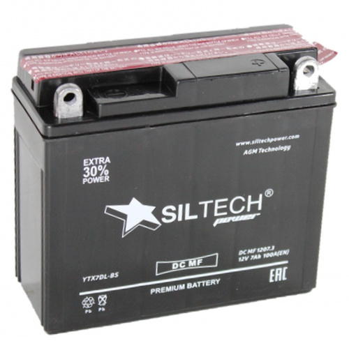 SILTECH DC MF1207.3 12V7AH о.п. (YTX7DL-BS)