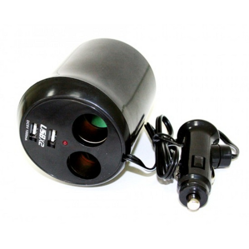 Разветвитель WF-0309 2 разъёма, 2 USB