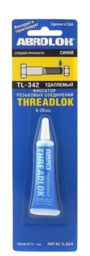 Закрепитель резьбы  ABRO  синий..