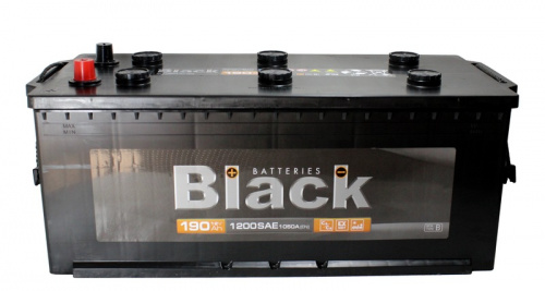BLACK 6СТ-190 Ач п.п. рос [д513ш222в2181200А]
