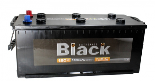 BLACK 6СТ-190 Ач о.п. евро [д513ш222в2181200А]