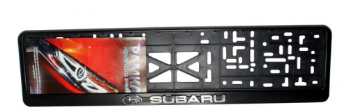 Рамка номера книжка Subaru (30)
