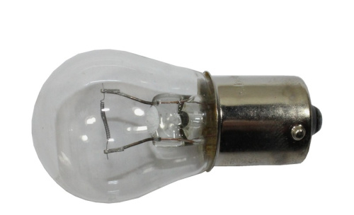 Лампа галогеновая 1контактная, белая S25 12V21W