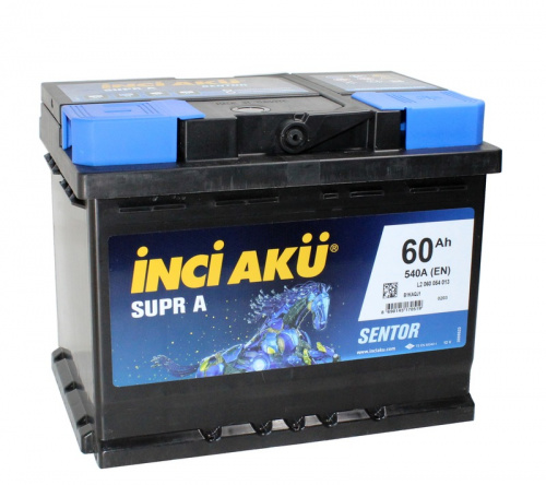 Inci Aku SuprA 6СТ-60 Ач о.п. [д242ш175в190540А] SMF [L2]