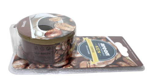 Ароматизатор AREON ГЕЛЕВЫЙ в банке GEL KEN, аромат Coffee 12