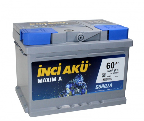 Inci Aku MAXIMA 6СТ-60 Ач о.п. низкий LB2 [д242ш175в175600А] SMF [LB2] (2)
