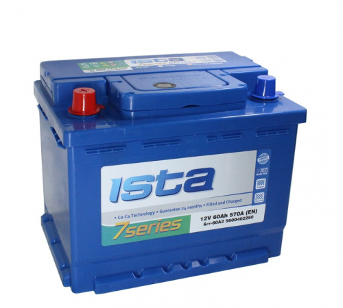 ISTA 7 Series 6СТ- 60 Ач п.п.  [д242ш175в190570А] [А2]