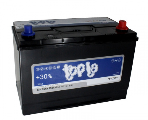TOPLA Top Asia 6СТ-95 Ач R+ о.п. яп.ст.