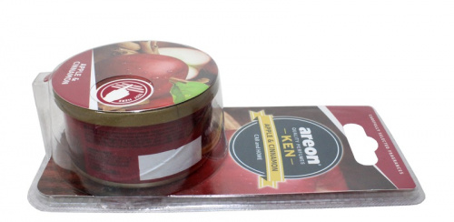Ароматизатор AREON ГЕЛЕВЫЙ в банке GEL KEN, аромат Apple&Cinnamon 12