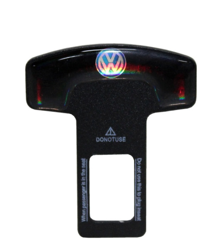 Заглушка ремня безопасности с логотипом VOLKSWAGEN металл в пакете (B-1)