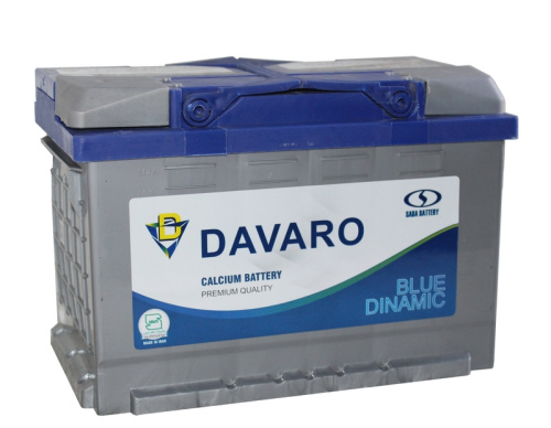 DAVARO BLU DINAMIC 6СТ-75 Ач п.п.  д243ш175в190750А  L3