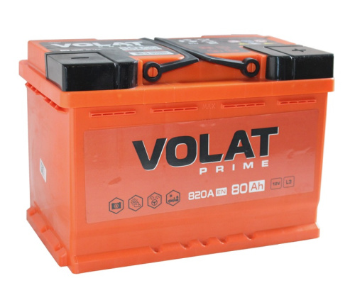VOLAT Prime 6СТ-80 Ач о.п.  д278ш175в190780А   L3