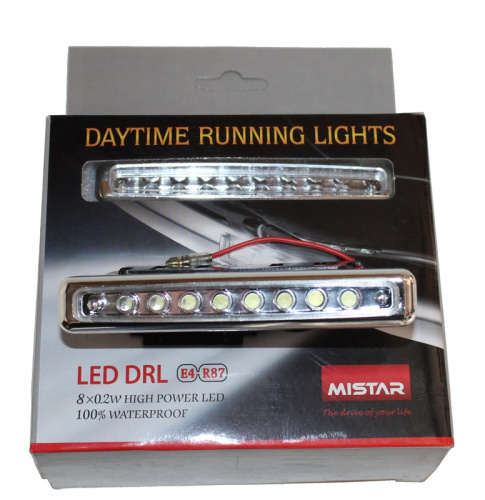 Дневные ходовые огни Mistar 804 8 диодов HP по 0,2W E4R87