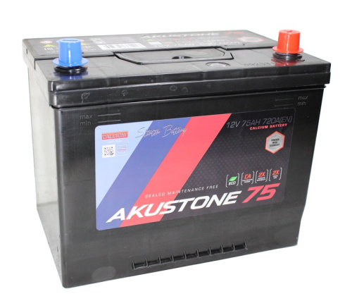 AKUSTONE Turkey ASIA 6СТ-75 Ач о.п. [д260ш175в220700А] D26L