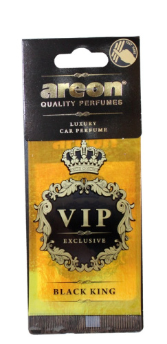 Ароматизатор AREON Ёлочка VIP с ароматом Black King