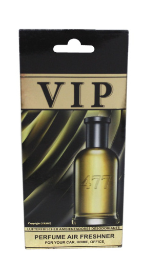 Ароматизатор CARIBI Ёлочка VIP 477 по мотивам Hugo Boss - BOSS Bottled Intense