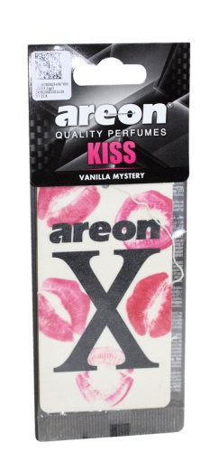 Ароматизатор AREON Ёлочка X-VER аромат Vanilla Mystery Ванильная тайна-Kiss