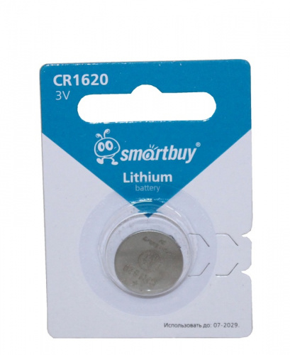 Батарейка Smartbuy CR 1620 3V 1шт