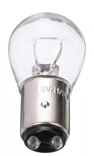 Лампа 2-х контактная белая MITSUMORO S25 12V
