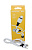 (Borofone) Телефонный КАБЕЛЬ для IPhone - USB, 1 м, 2.4 A, материал PVC, цвет БЕЛЫЙ  BX84