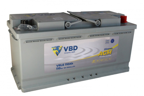 VBD AGM 6СТ-110 Ач о.п.  д393ш175в1901100А