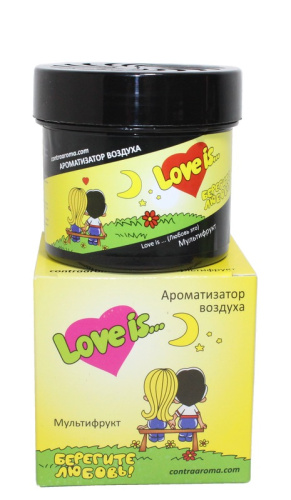 Ароматизатор LOVE IS  банка Мультифрукт