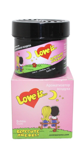 Ароматизатор LOVE IS  банка Bubble Gum