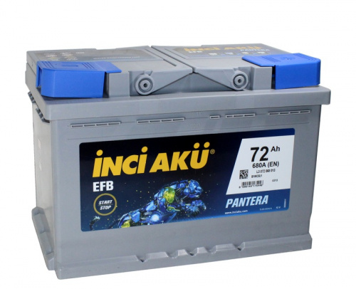 Inci Aku Nanogold Start-Stop EFB 6СТ-72 Ач о.п. [д278ш175в190680А] SMF [L3]