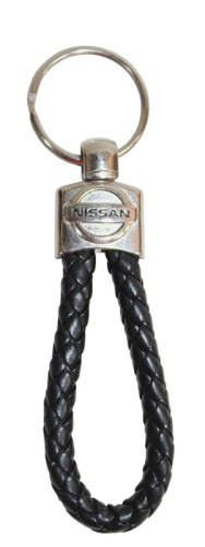 Брелок кожа косичка Nissan