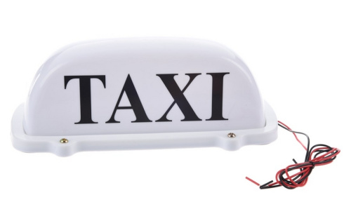 Знак TAXI магнитный, с подсветкой 12V TX-200