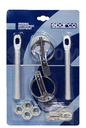 Замок капота SPARCO (хром)