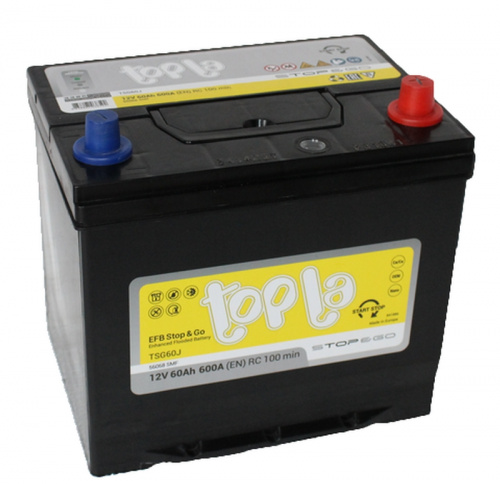 Аккумулятор TOPLA EFB Stop Go Asia 6ст-60