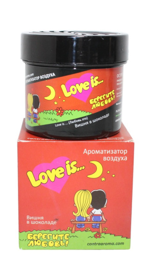 Ароматизатор LOVE IS  банка Вишня в шоколаде