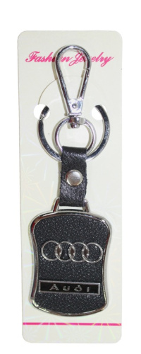 Брелок металический с карабином AUDI