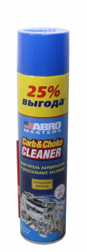 Очиститель карбюратора и дроссельной заслонки ABRO Master 453г