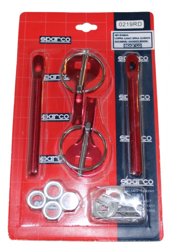 Замок капота SPARCO (красный)