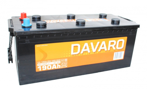 DAVARO 6СТ-190 Ач о.п.БЕЛОРУССИЯ  д513ш218в2241100А   B