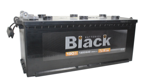 BLACK 6СТ-190 Ач п.п. рос БОЛТ [д513ш222в2181200А]