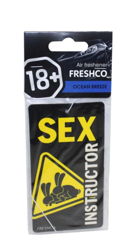 Ароматизатор Freshco Ёлочка 18+, аромат Океанский бриз 10