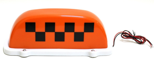Знак TAXI магнитный,  оранжевый