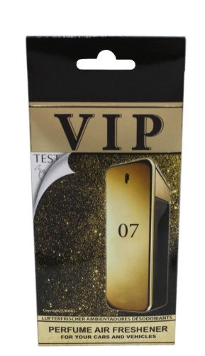 Ароматизатор CARIBI Ёлочка VIP № 007 по мотивам Paco Rabanne 1 Million