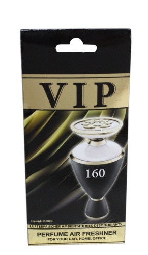 Ароматизатор CARIBI Ёлочка VIP 160 по мотивам Bvlgan Calaluna