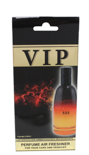 Ароматизатор CARIBI Ёлочка VIP 555 по мотивам Dior Fahrenheit