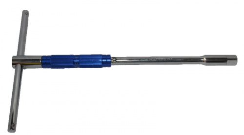 Вороток 12 Т-образный с бегунком (синий) IG-150-1