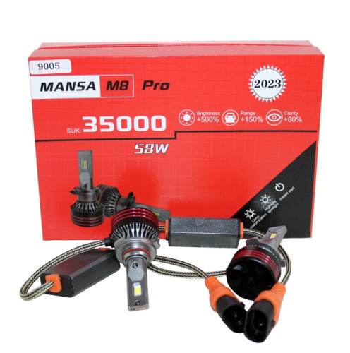 Диодные лампы BCS-E8pro 9005,  45W, 6500K